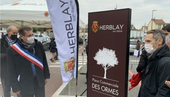 Herblay-sur-Seine : le centre commercial des Chênes métamorphosé